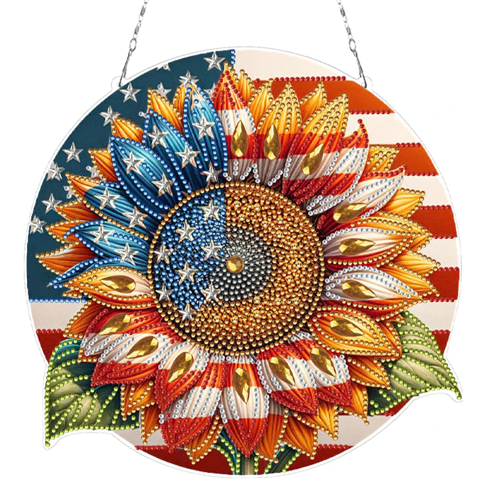 Diamond Painting Hangend ornament Independence Day