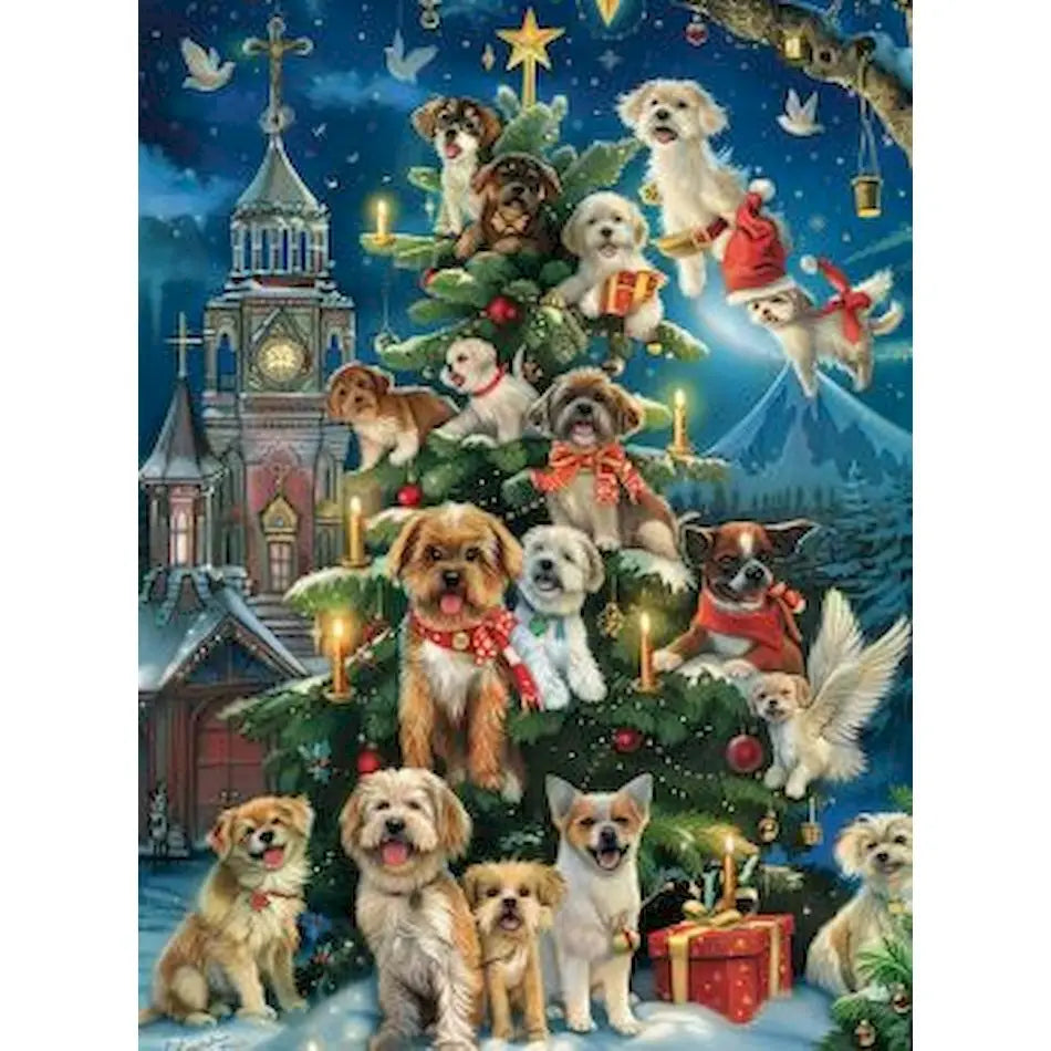 Schilderen op nummer Kerst Dieren met Acrylverf en Lijst (optioneel) - 9961341