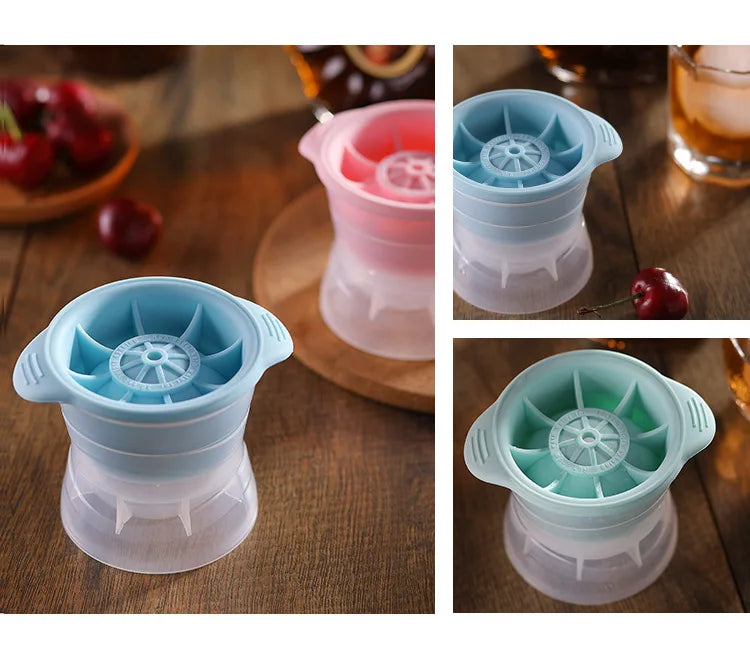 IJsblokjesvorm grote ronde ijsballen voor whisky met snelle vriesfunctie