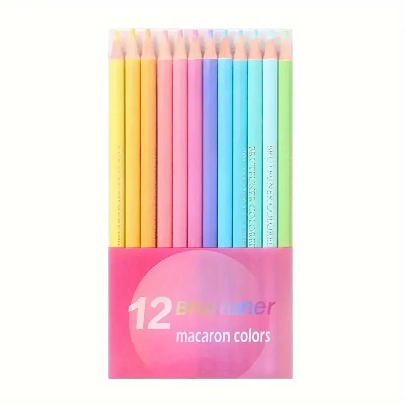 Potloden set Macaron Pastel Kleurpotloden Soft Core 12, 24, 50 of 72 stuks