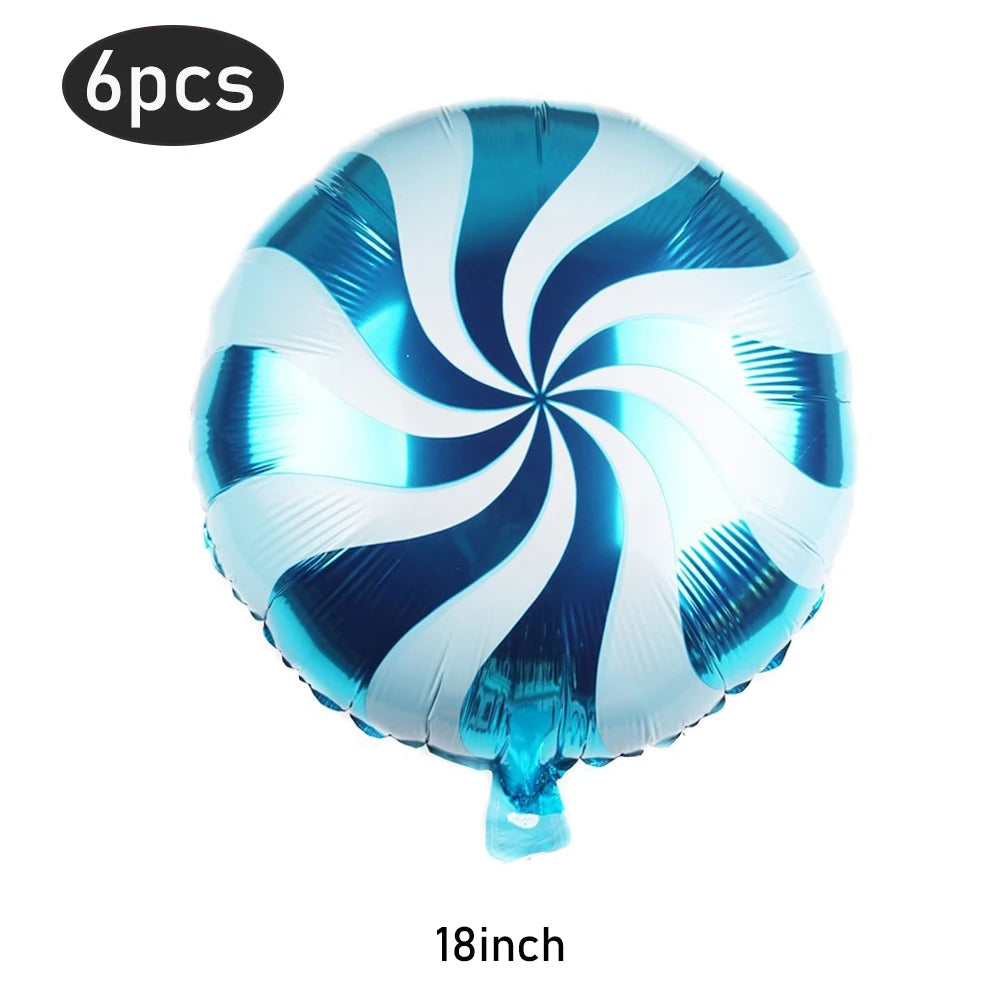 Opblaasbare kerst snoepstok en lolly folieballonnen set – feestdecoratie