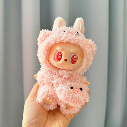 Kleding voor Labubu poppen – Outfit set voor 15/17 cm knuffelpoppen