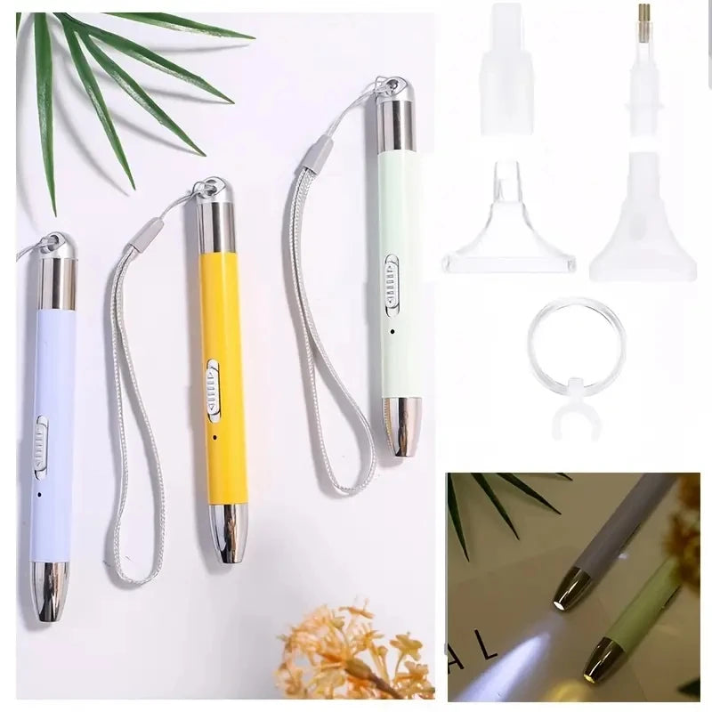 Diamond Painting Pen verlicht oplaadbaar met USB oplaadkabel en accessoires