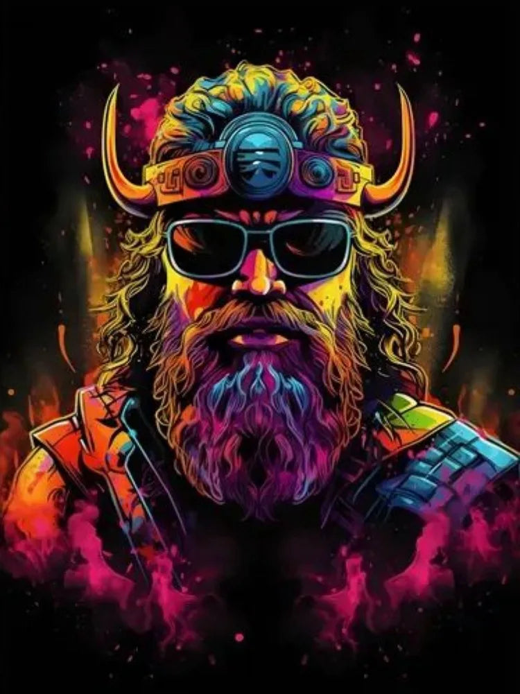 AB Diamond Painting op canvas - Fairy Dust Neon Game Controller