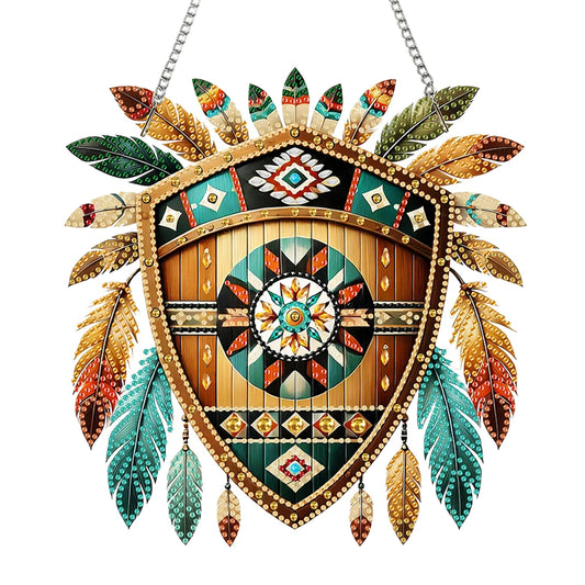 Diamond Painting Hangend Ornament voor Muur en Raam Decoratie - D091