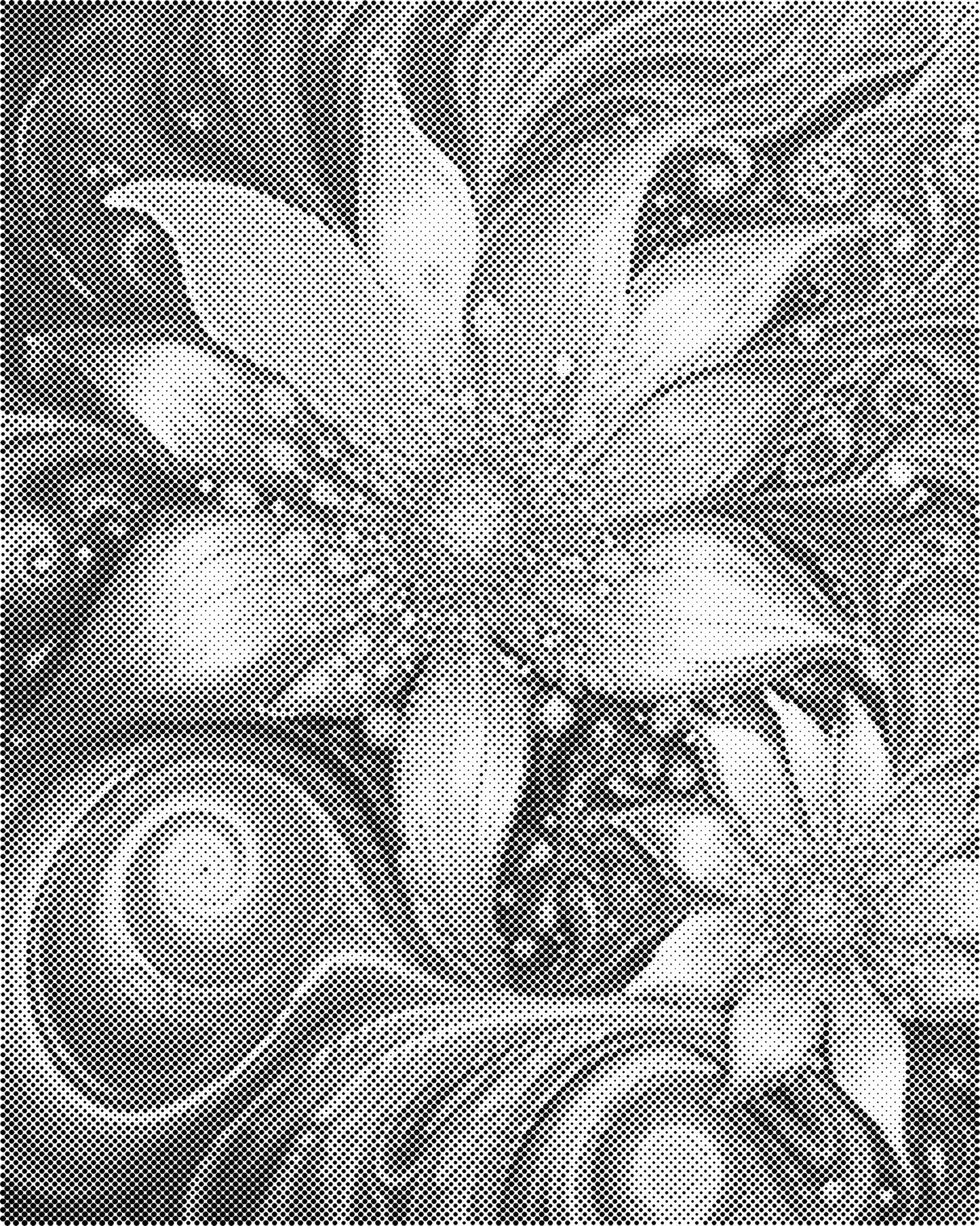 DOT Painting 40x50cm - Bloemen en Planten in Één Kleur