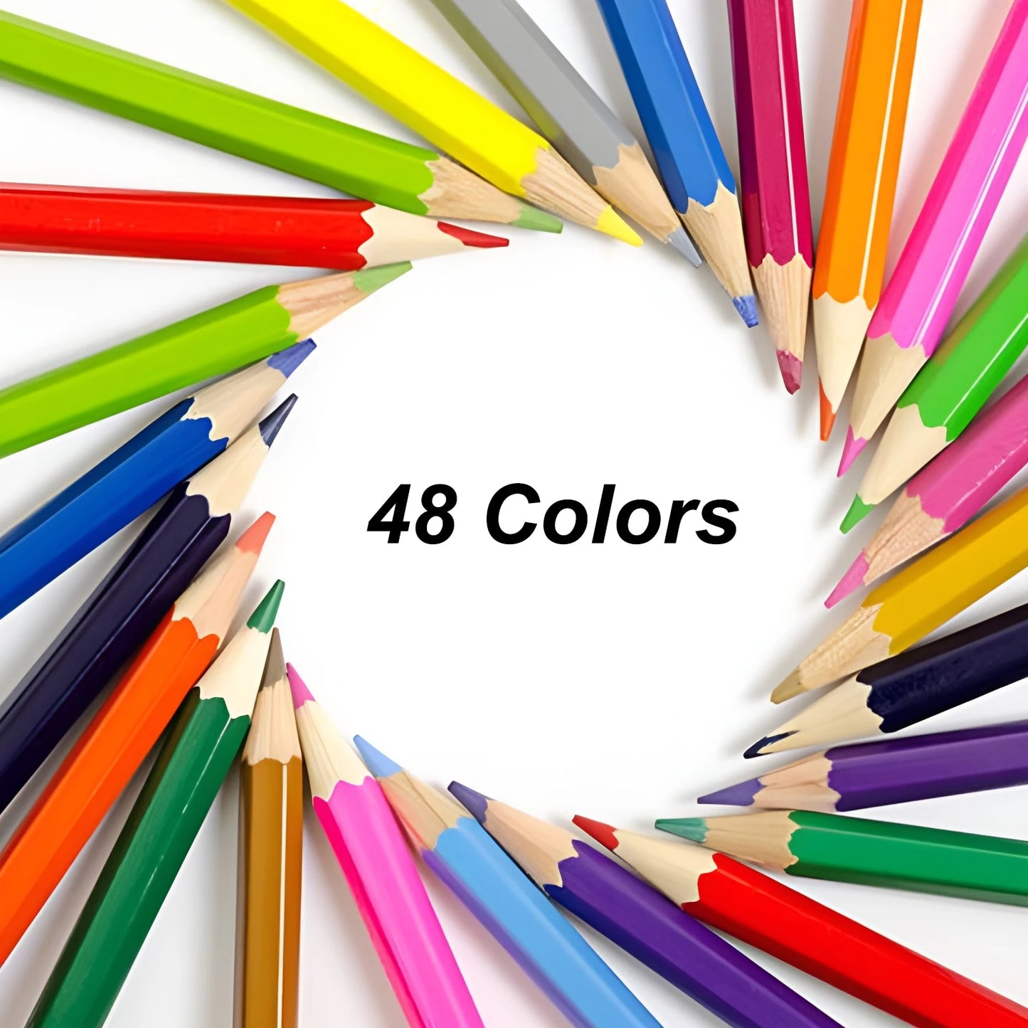 Potloden set Aquarel Kleurpotloden 48 Kleuren Professionele Tekenset
