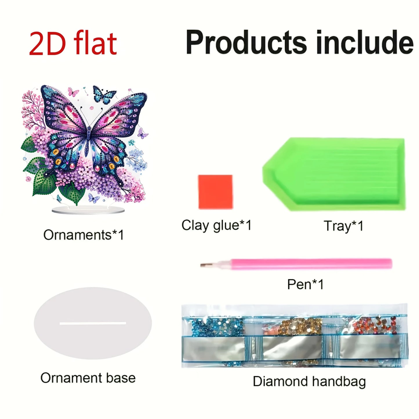 Diamond Painting Tafelornament Vlinder Decoratie