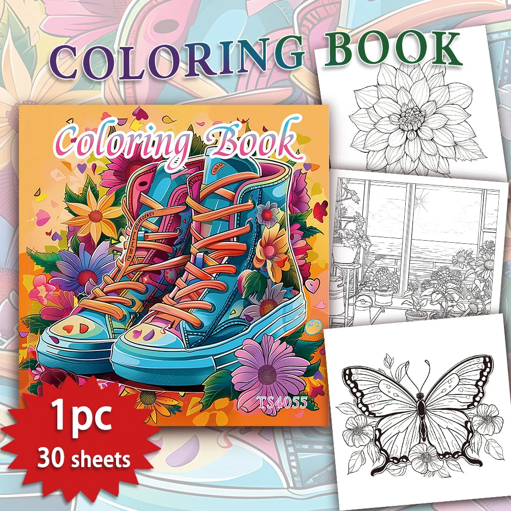 Kleurboek voor volwassenen – 30 unieke patronen om te ontspannen