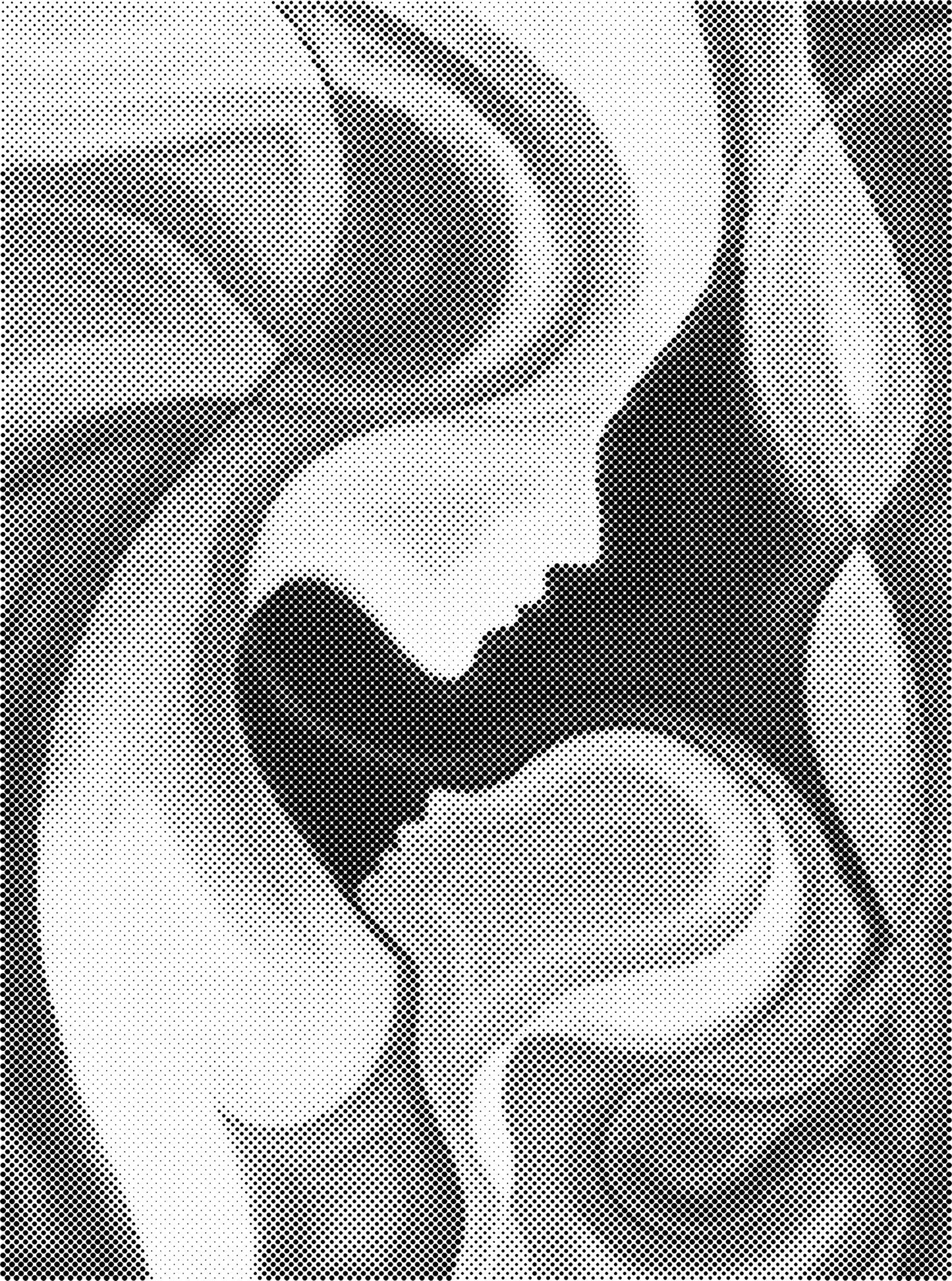 DOT Painting 30x40cm - Abstracte Stippelkunst in Één Kleur