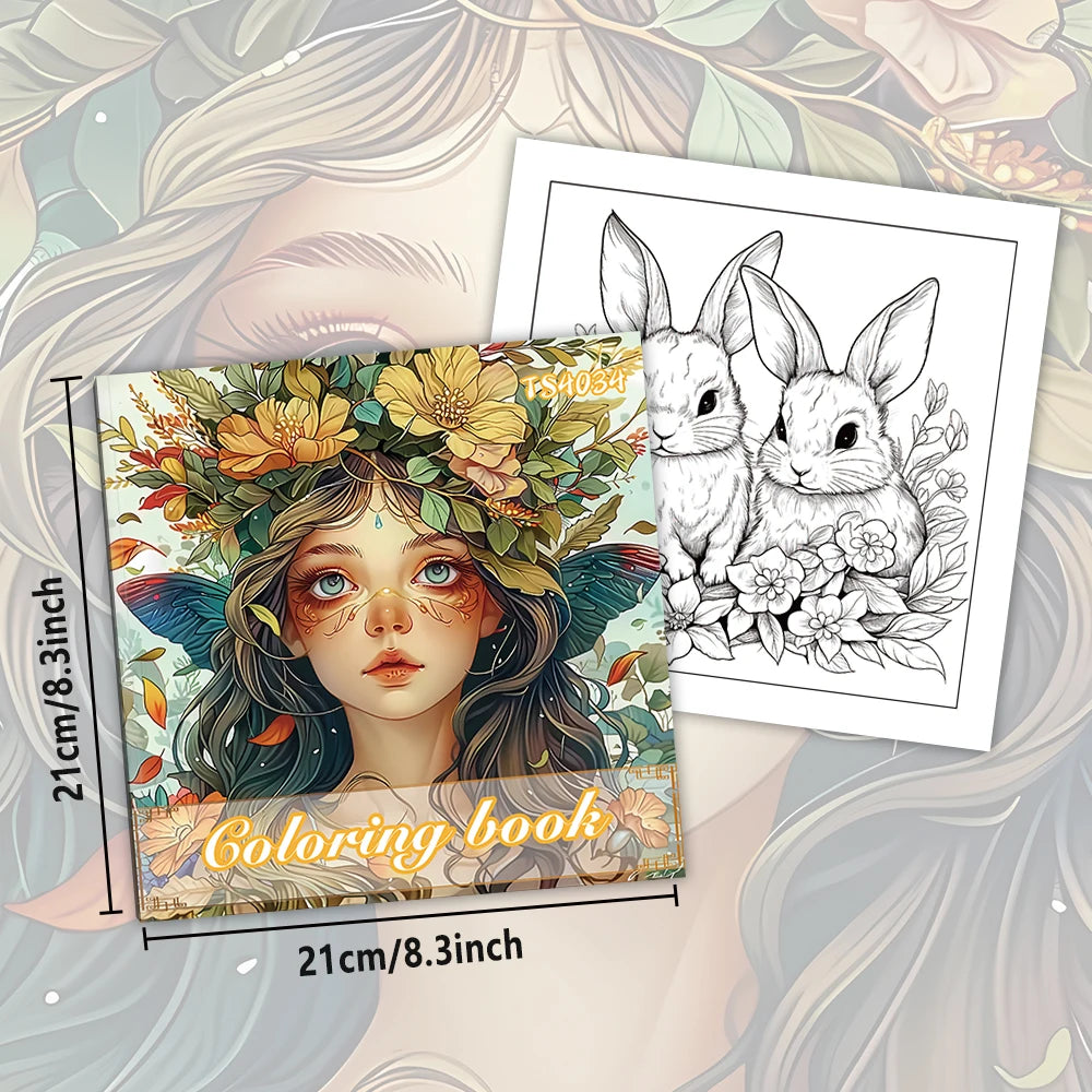 Kleurboek voor volwassenen – 30 pagina’s dik papier, ontspannend tekenplezier