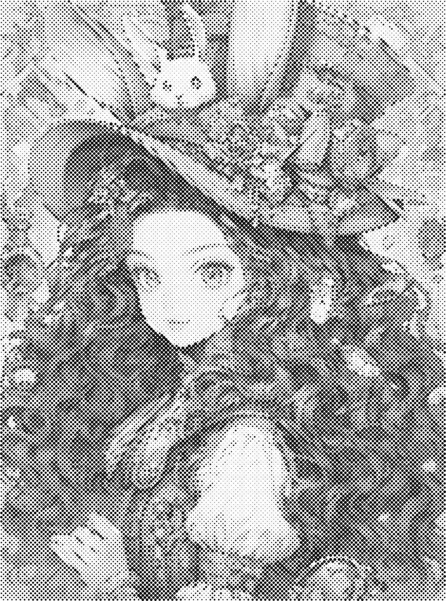 DOT Painting – Schattige Kinderen (30x40cm, 45x60cm of 60x80cm)