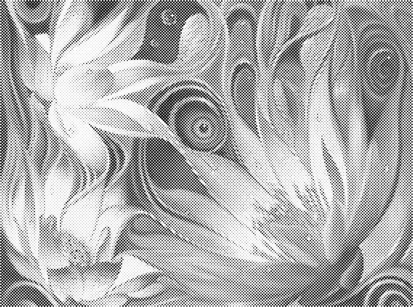 DOT Painting - Bloemen - stippelschilderij