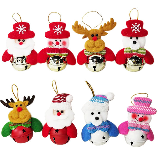 Kerstbel pop hanger – sfeervolle kerstboomversiering met bel