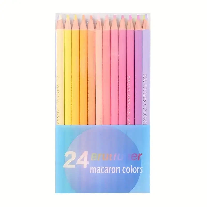 Potloden set Macaron Pastel Kleurpotloden Soft Core 12, 24, 50 of 72 stuks