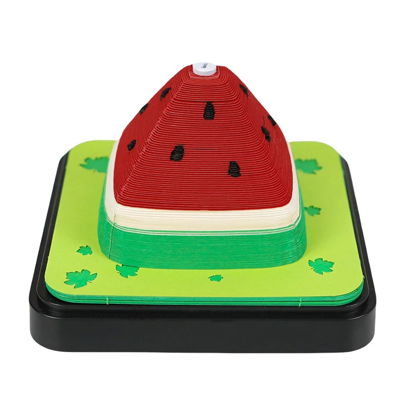 3D Papier Sculptuur Notitieblok / Scheurkalender Decoratie voor Feestdagen en Cadeaus