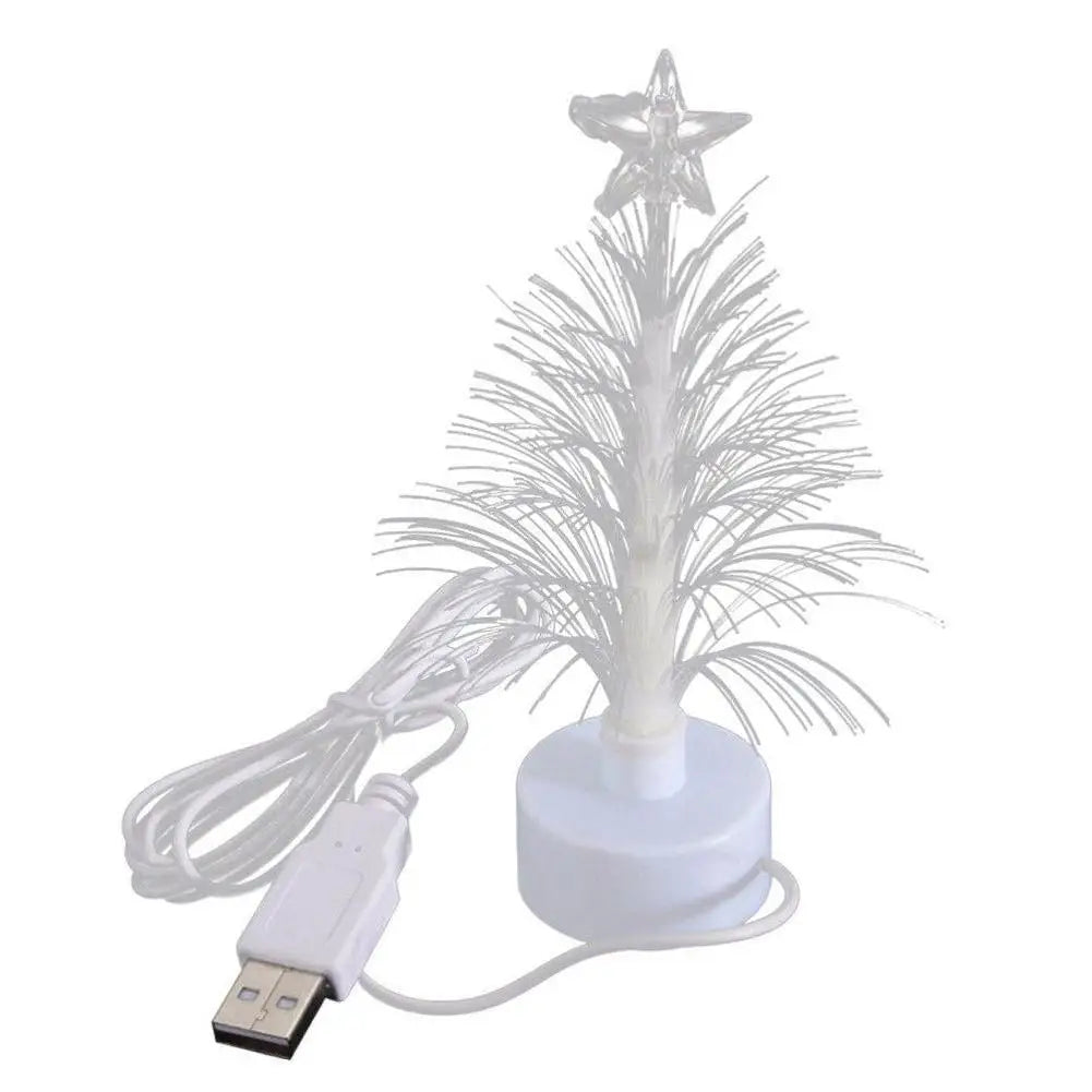 Kerst lamp mini LED kerstboom met kleurverandering en USB aansluiting