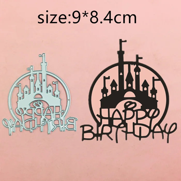 Metalen snijmal Bloem Letter voor scrapbooking en kaarten