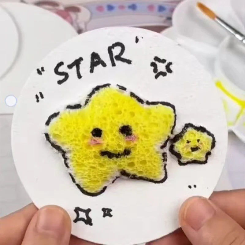 Schuim textuur tekenen 3D schilderkit – magische bubbel verfset voor kinderen