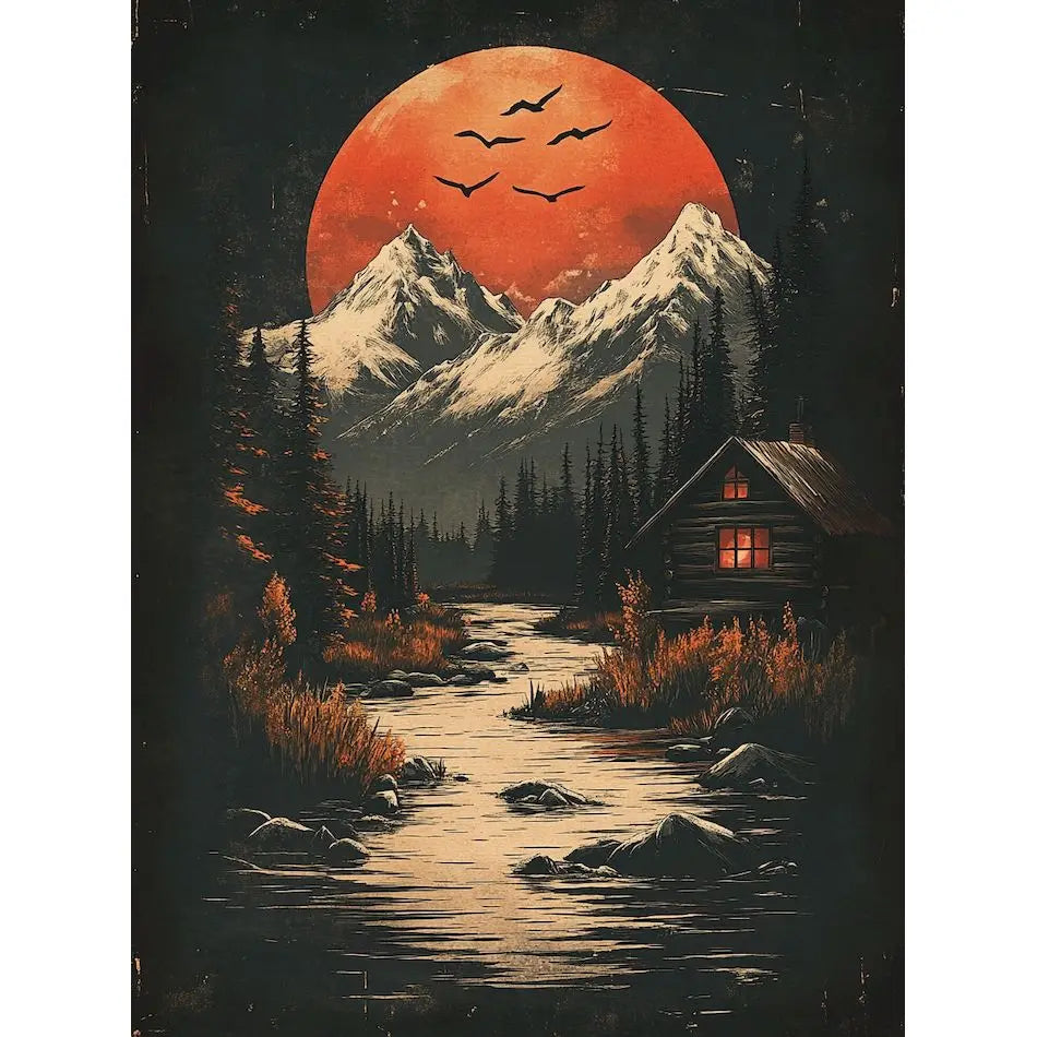 Schilderen op nummer - Diverse landschappen (keuze uit 15 afbeeldingen)