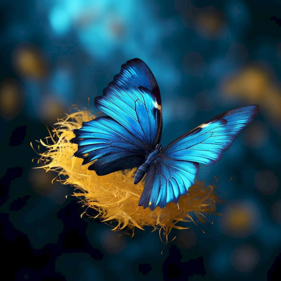 Diamond Painting Dieren - volledige bedekking - ronde of vierkante steentjes - Vlinder