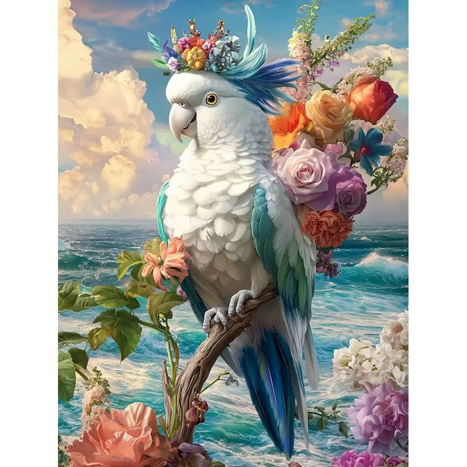 Diamond Painting Dieren - Kleurrijke Wanddecoratie - Papegaai DZDP81303