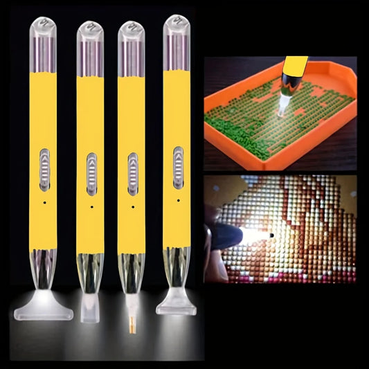 Diamond Painting Pen verlicht oplaadbaar met USB oplaadkabel en accessoires