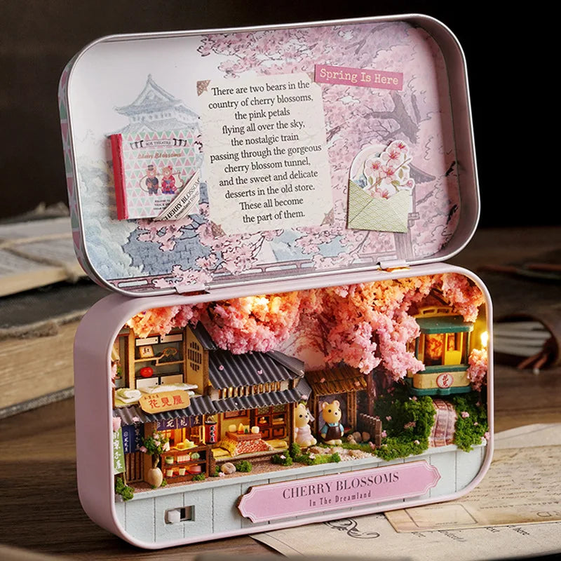 Zelfbouw Miniatuurhuisje in Theaterdoos – Creatieve Bouwset