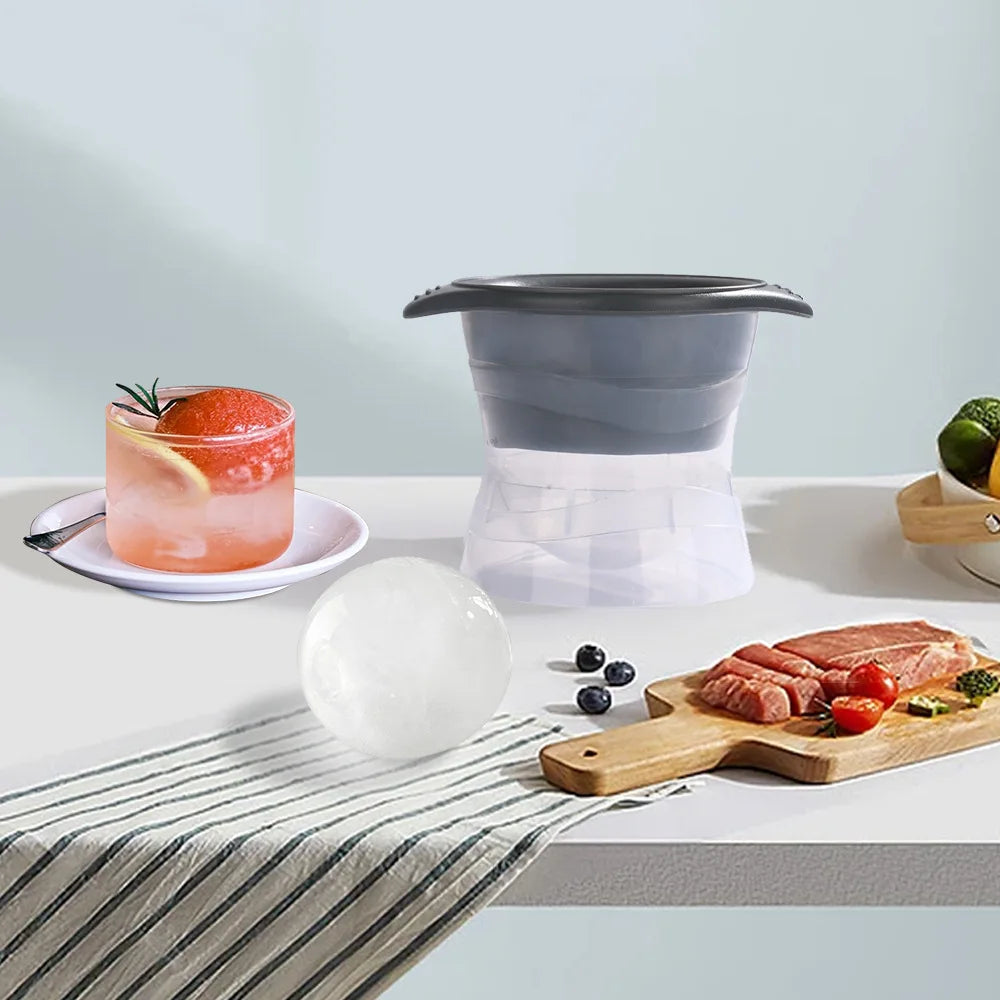 IJsblokjesvorm grote ronde ijsballen voor whisky met snelle vriesfunctie