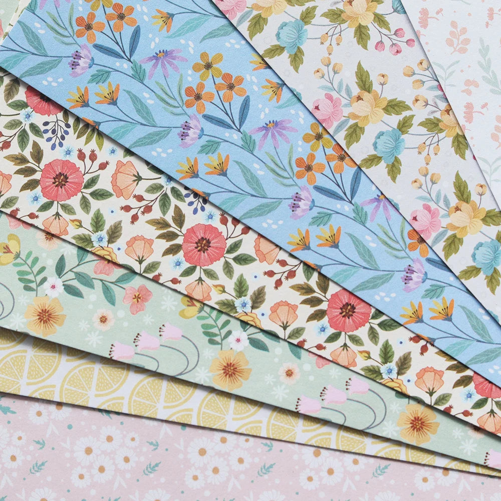 Creative Path Scrapbook Papier - 24 vellen - 12 ontwerpen - 15x10 cm