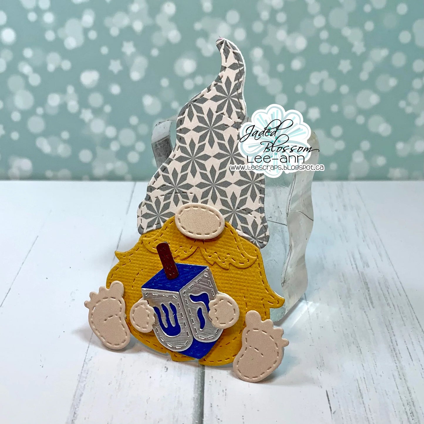JB Collections Gnome add on snijmallen set voor creatieve kaarten en tafereeltjes - Hanukkah