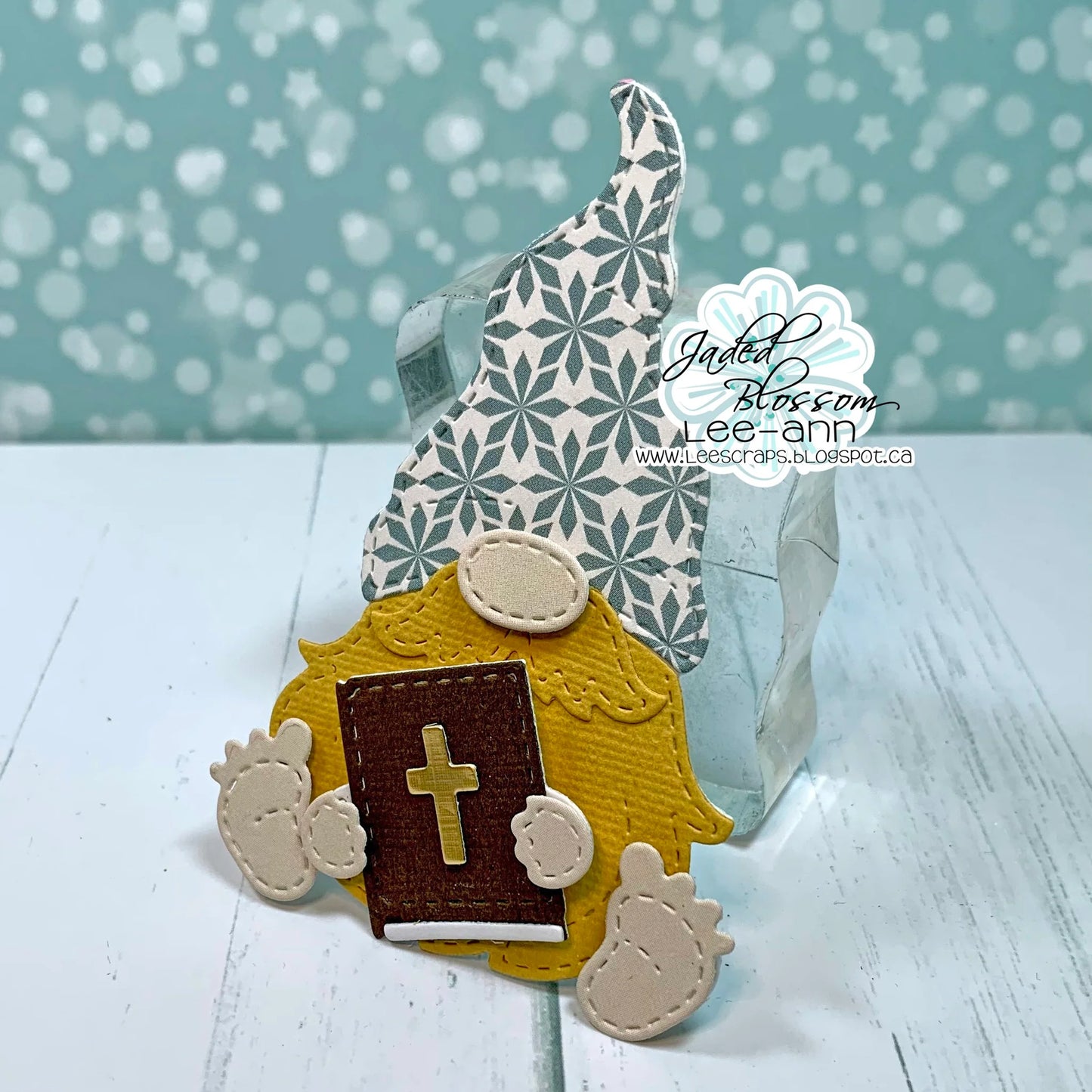 JB Collections Gnome add on snijmallen set voor creatieve kaarten en tafereeltjes - Naar de kerk